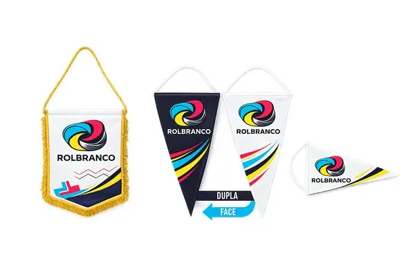 Bandeirolas personalizadas dupla face