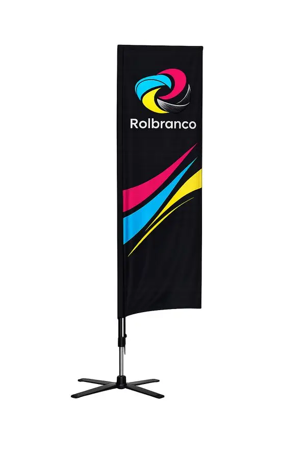Fly Banner retangular publicitário